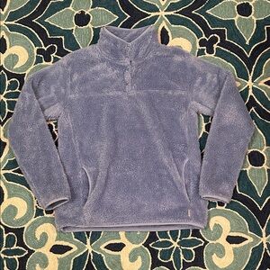 Eddie Bauer Soft Blue Fleece Top